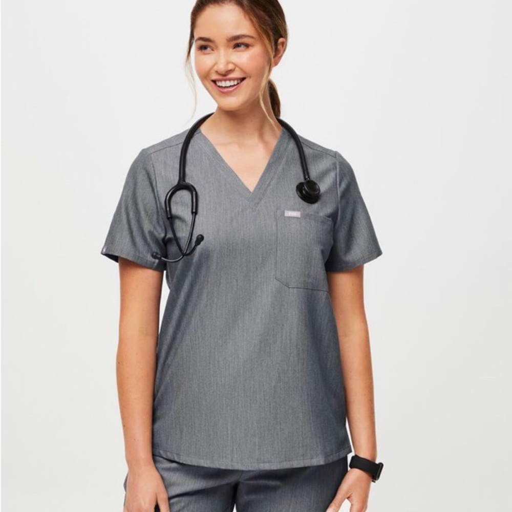 Figs Scrub Set- Graphite Grey (XXS)